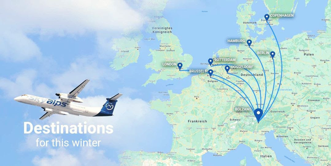 SkyAlps destinations for this winter